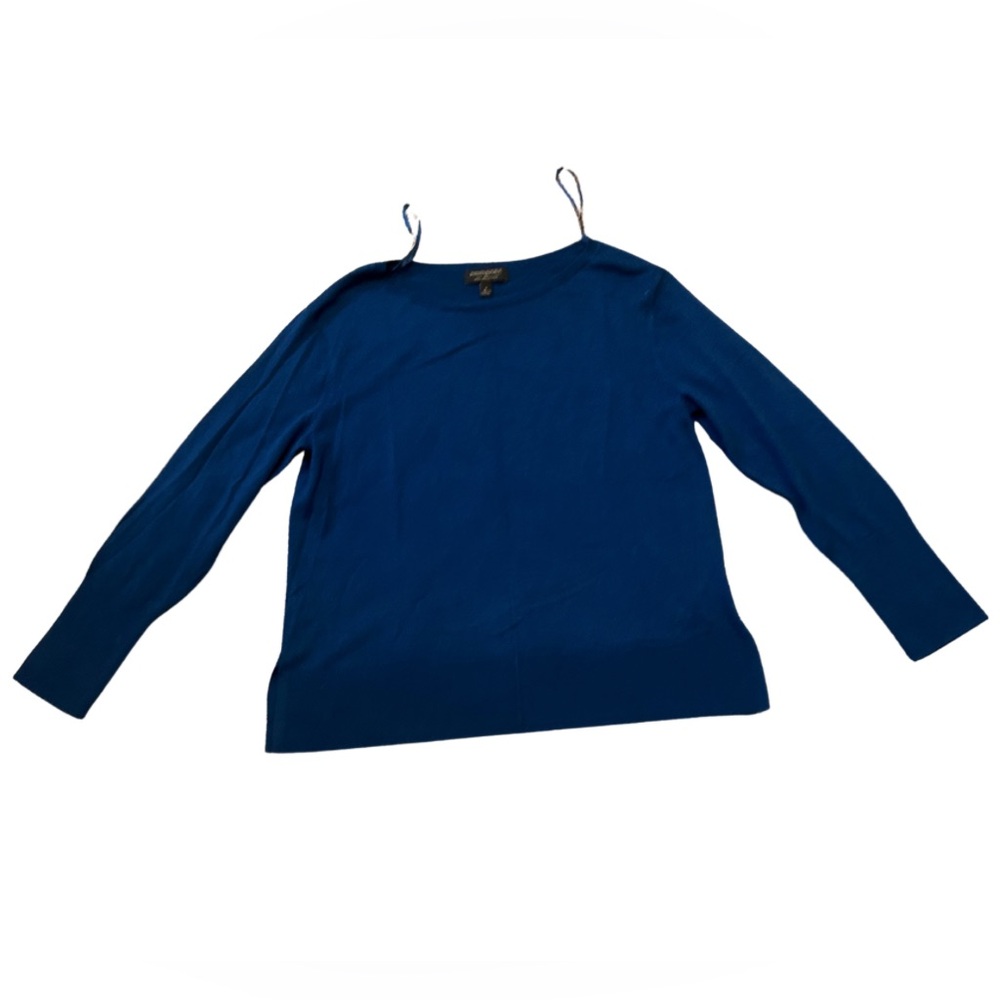 Banana Republic Merino Wool Crew Neck Sweater | Blue | NWOT | Size L